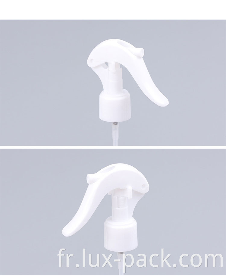 20/410 24/410 28/410 Couleur personnalisée transparent PP Mini Trigger Sprayer